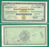 Дорожный чек 50 песо, Куба