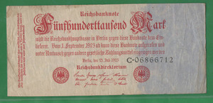 500000 марок 1923 Веймар 